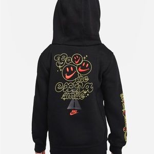 NIKE KIDS go the extra smile hoodie black